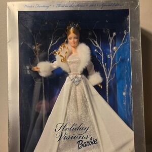 Mattel Holiday Visions Barbie 2003 Winter Fantasy Special Edition B2519 White